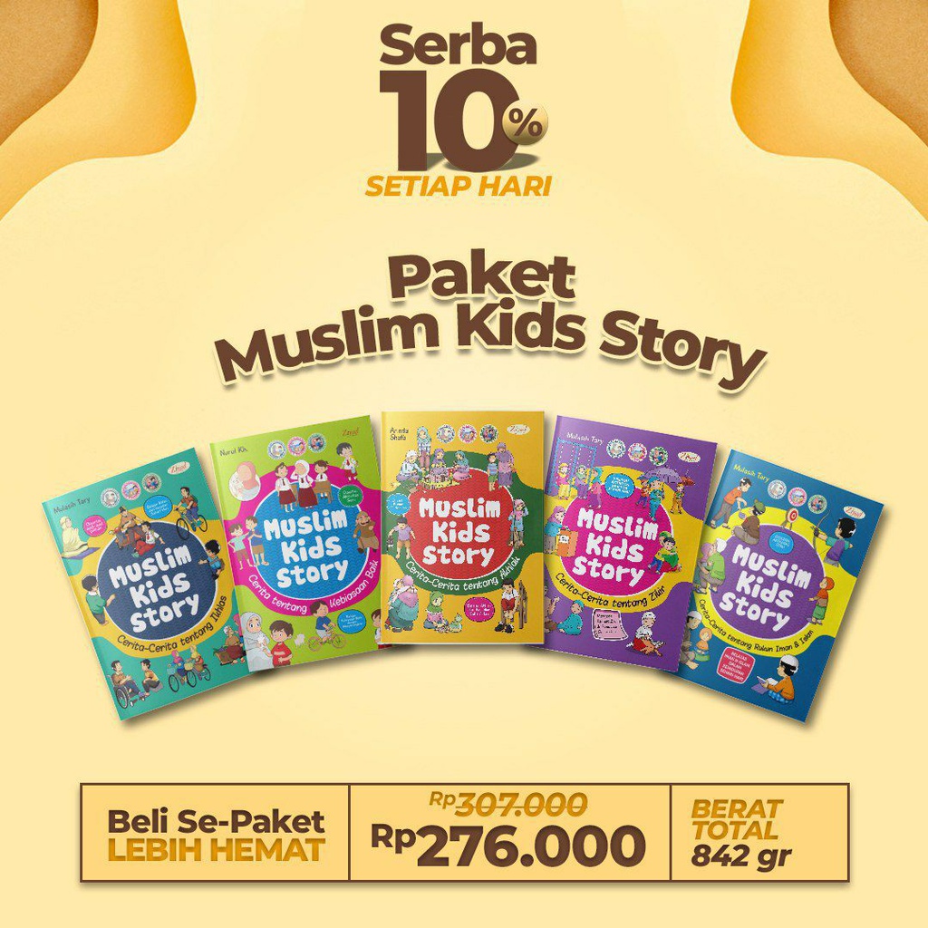 Serba 10% : Paket Muslim Kids Story 