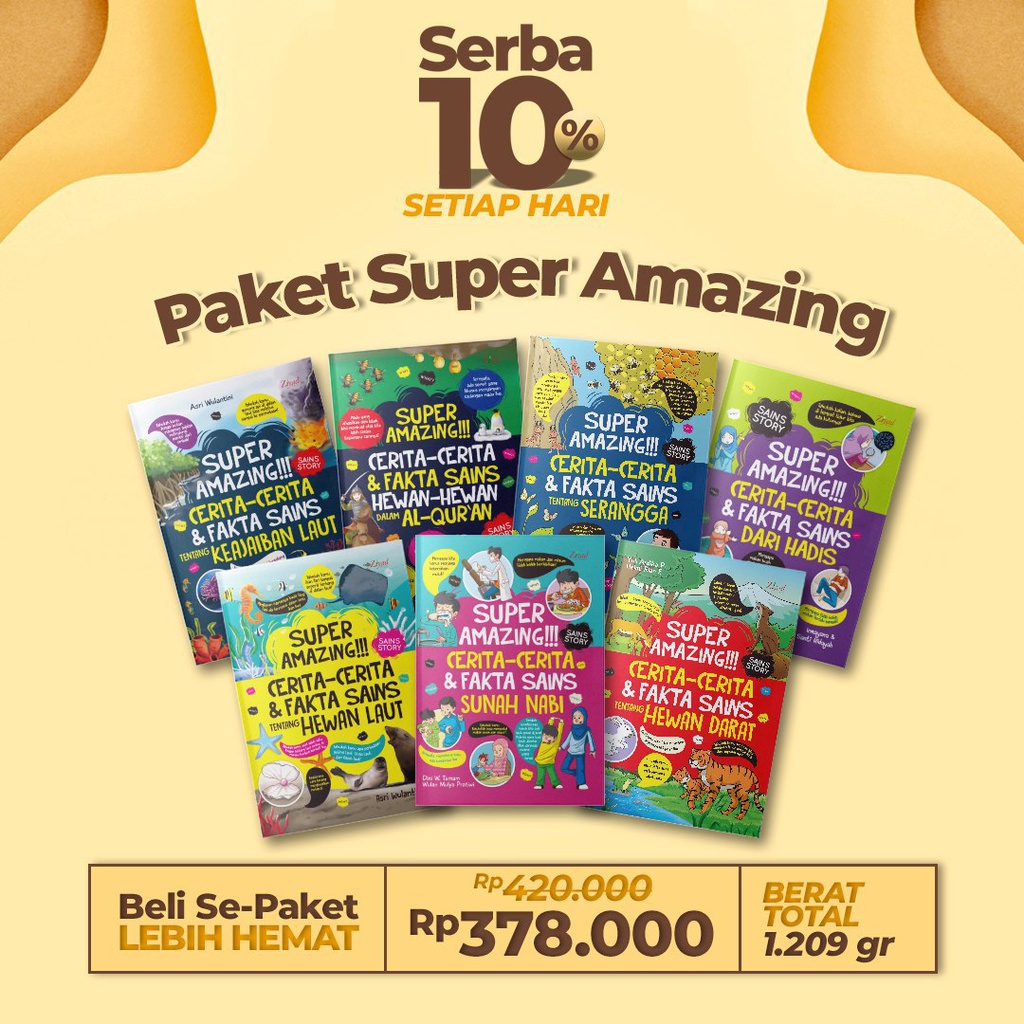 Serba 10% : Paket Super Amazing 