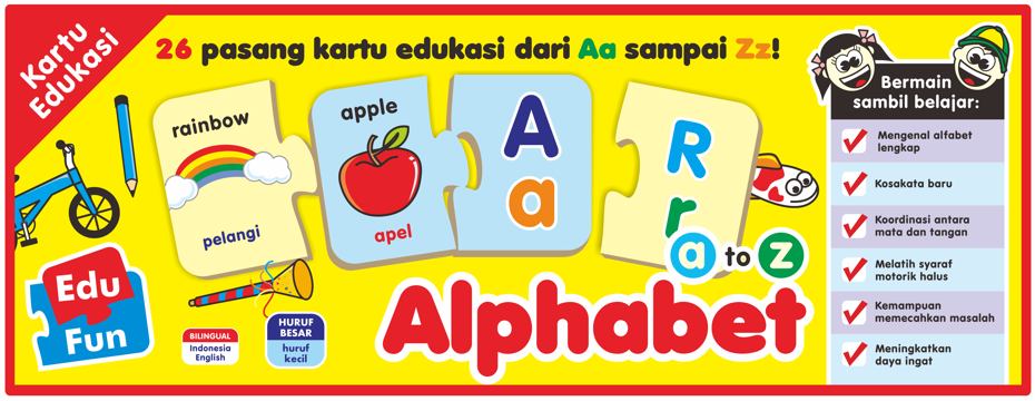 Kartu Edukasi : EduFun Alphabet
