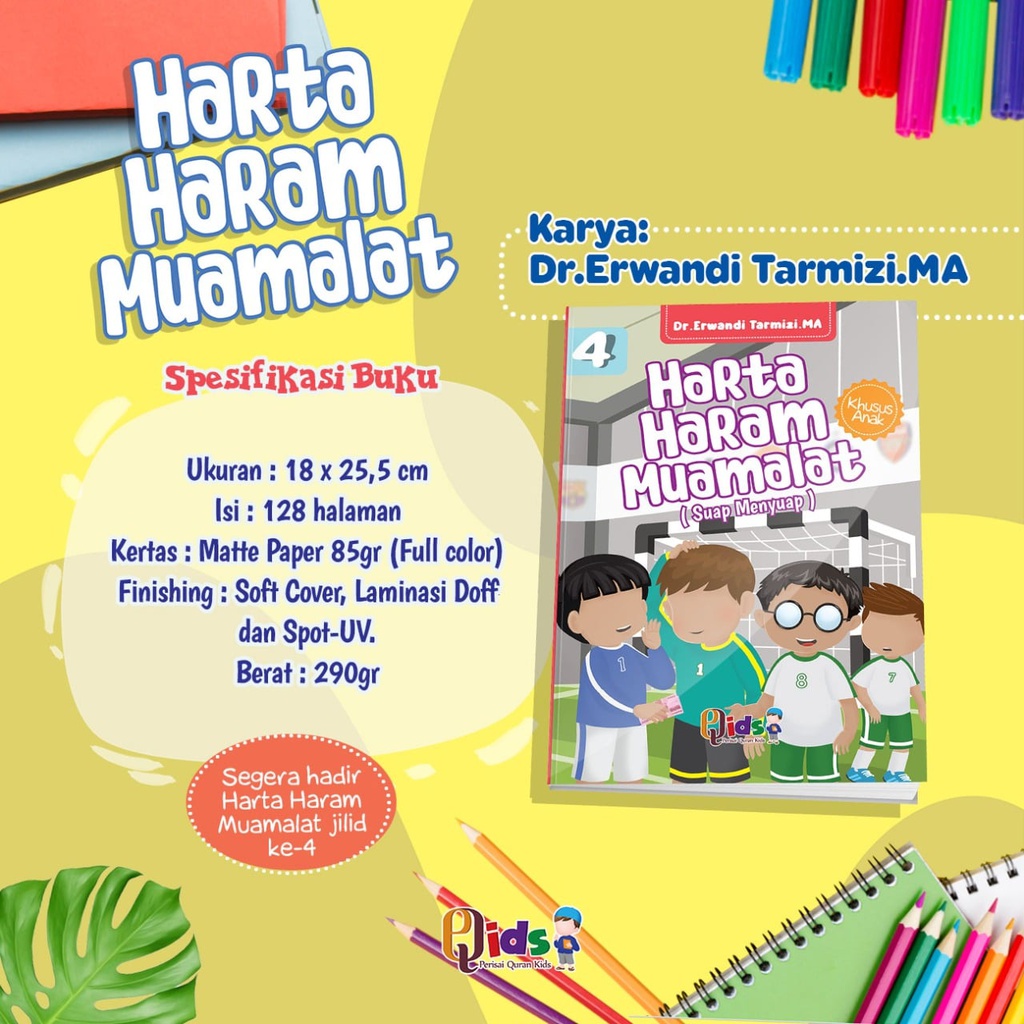 Harta Haram Muamalat (Khusus Anak) Jilid 4, Pqids