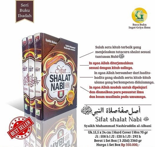 Sifat Shalat Nabi Jilid 1-3, Griya Ilmu