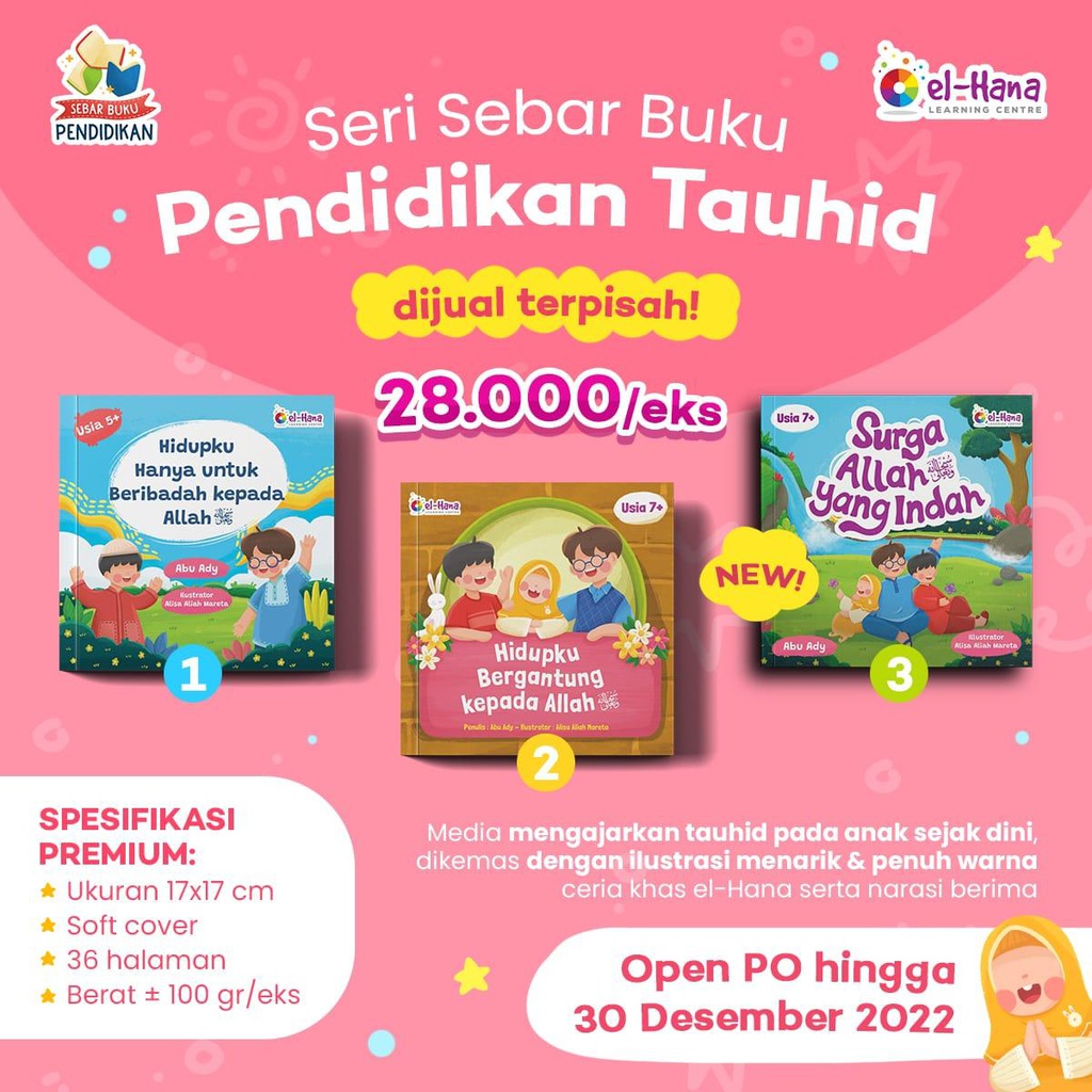 Sebar Buku Pendidikan Tauhid 2: Hidupku Bergantung Kepada Allah