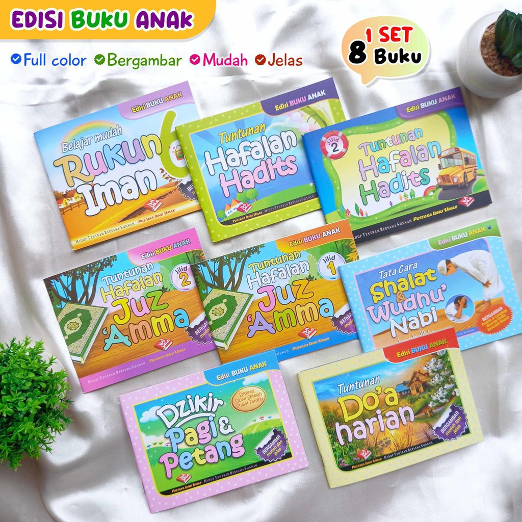 Buku Saku Edisi Buku Anak 1-8 (Set)