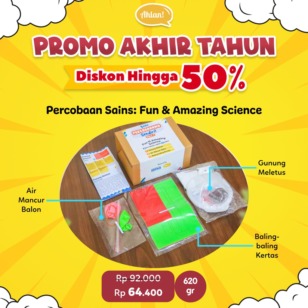 Percobaan Paket Sains Anak 2: Fun N Amazing Science