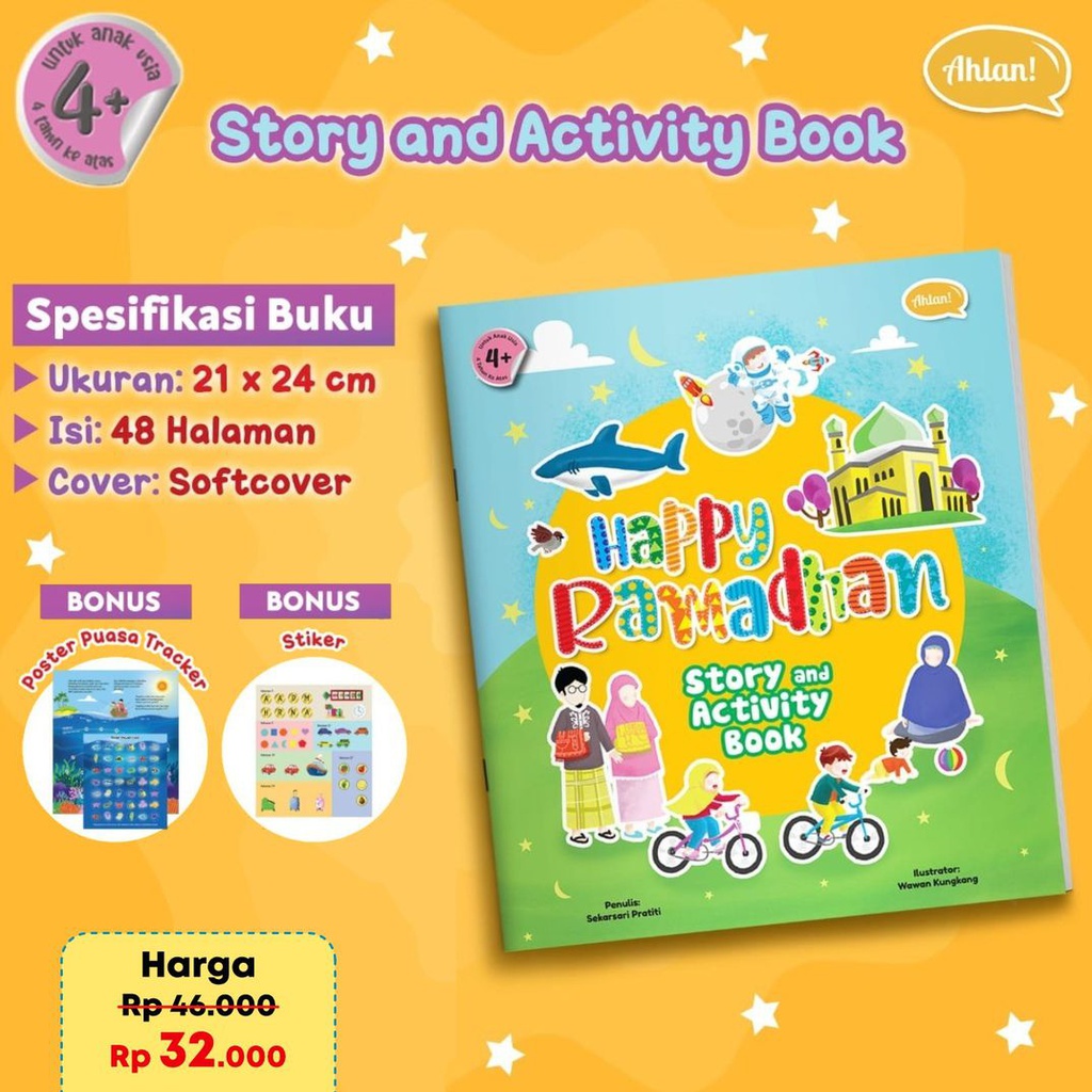 Happy Ramadhan Story And Activity Book, Ahlan