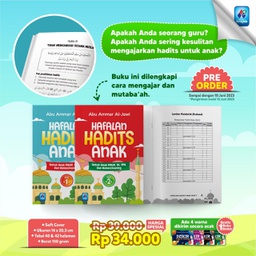 Hafalan Hadits Anak Jilid 1 &amp; 2 (Set), Pustaka Arafah (Tahap 1)