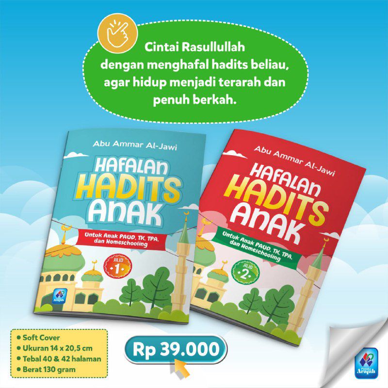 Hafalan Hadits Anak Jilid 1 &amp; 2 (Set), Pustaka Arafah (Tahap 2)