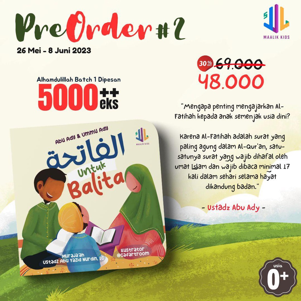 الفاتحة Untuk Balita, Maalik Kids (Batch 2)