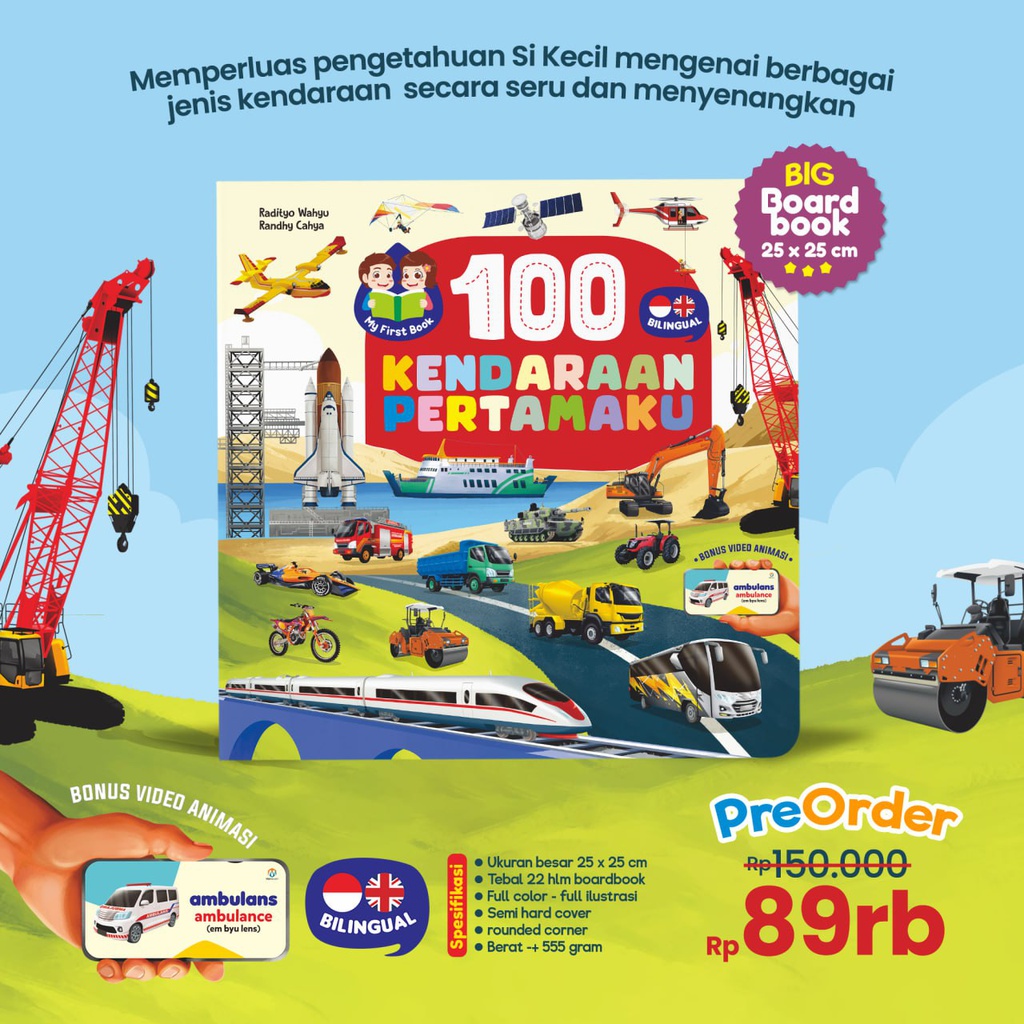 My First Book: 100 Kendaraan Pertamaku, Visi Mandiri