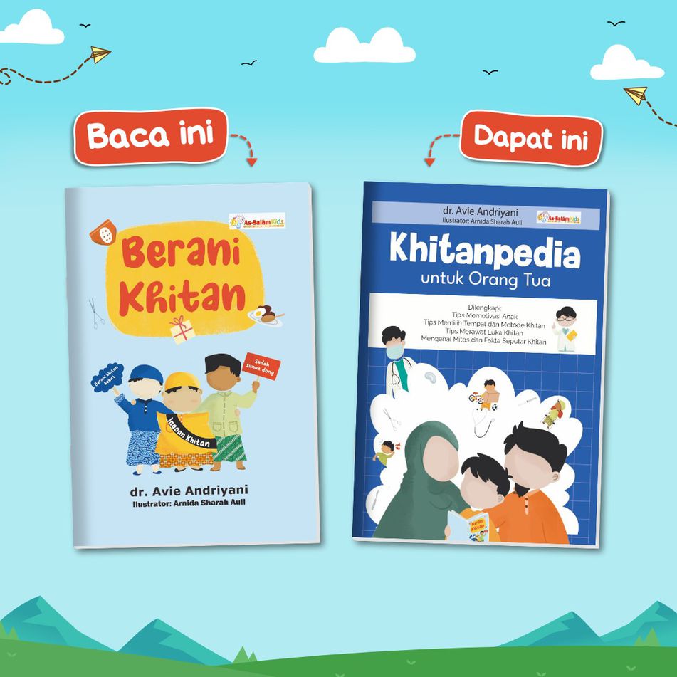 Berani Khitan + Khitanpedia (Set), As-Salam Kids