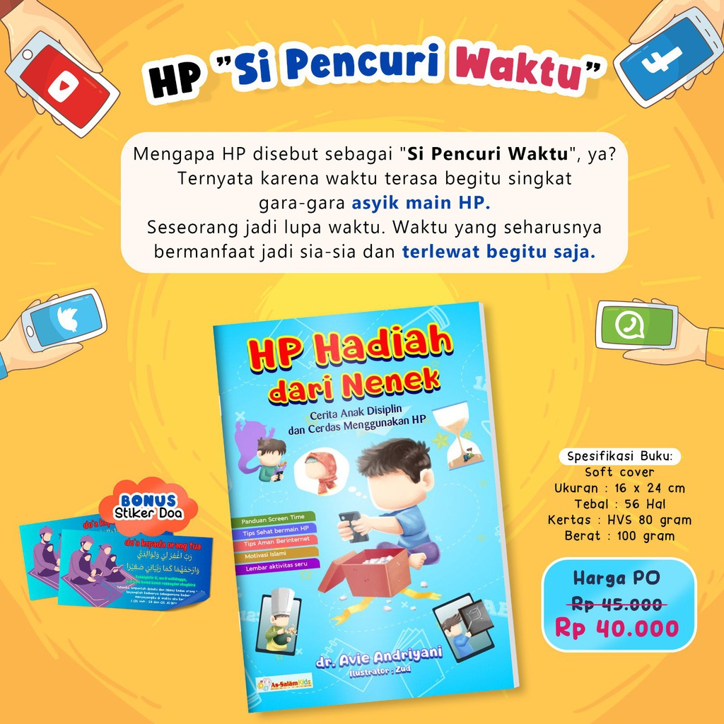 HP Hadiah dari Nenek, As-Salam Kids