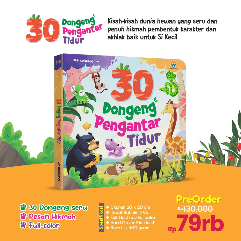 30 Dongeng Pengantar Tidur, Visi Mandiri