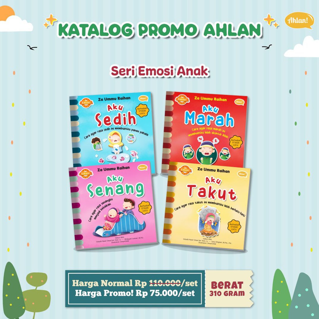 Seri Emosi Anak (Set), Ahlan (Cetakan Ke-3)