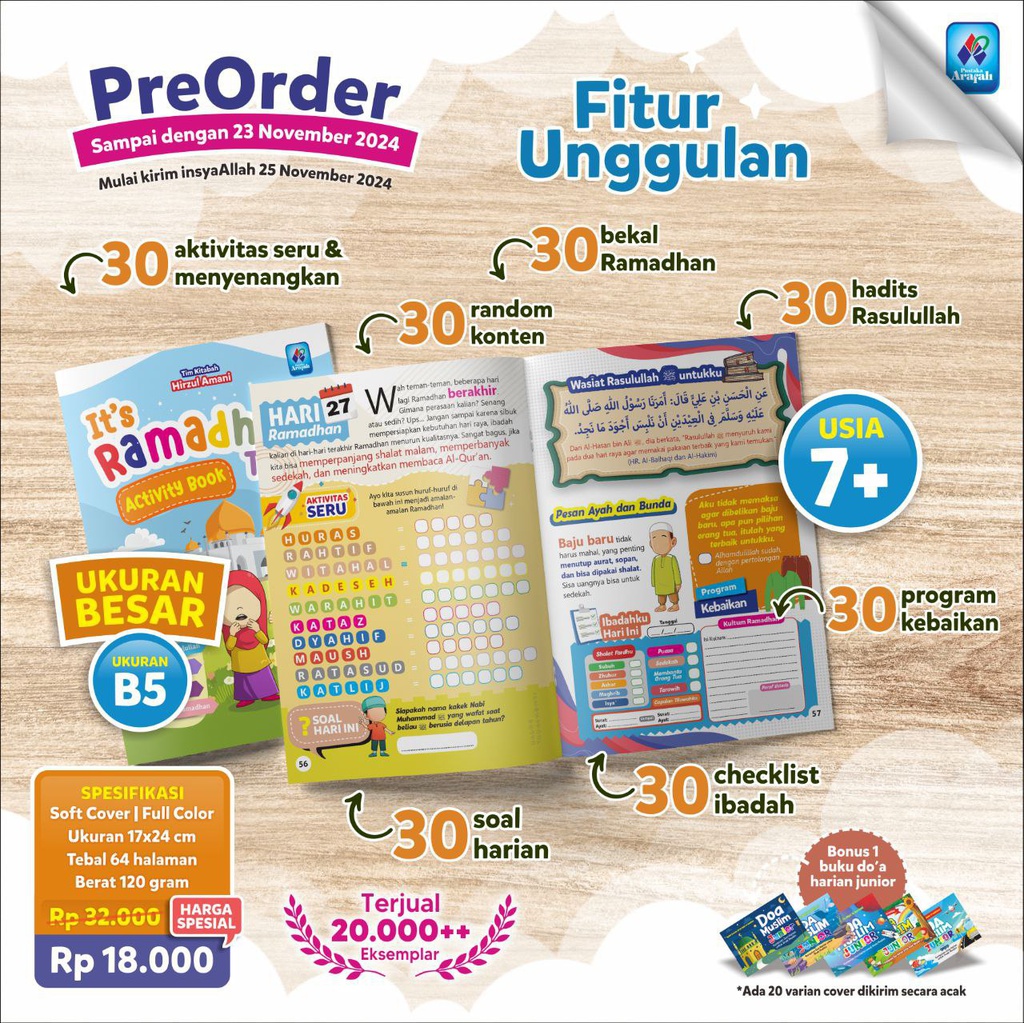 It's Ramadhan Time! Activity Book, Pustaka Arafah