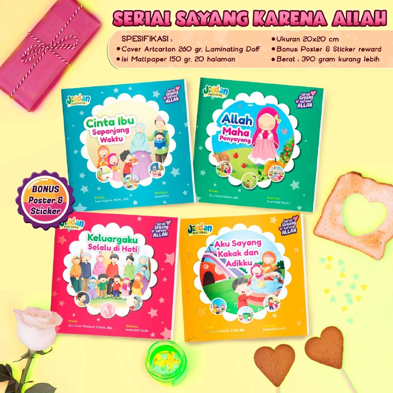 Serial Sayang Karena Allah 1-4 (Set)