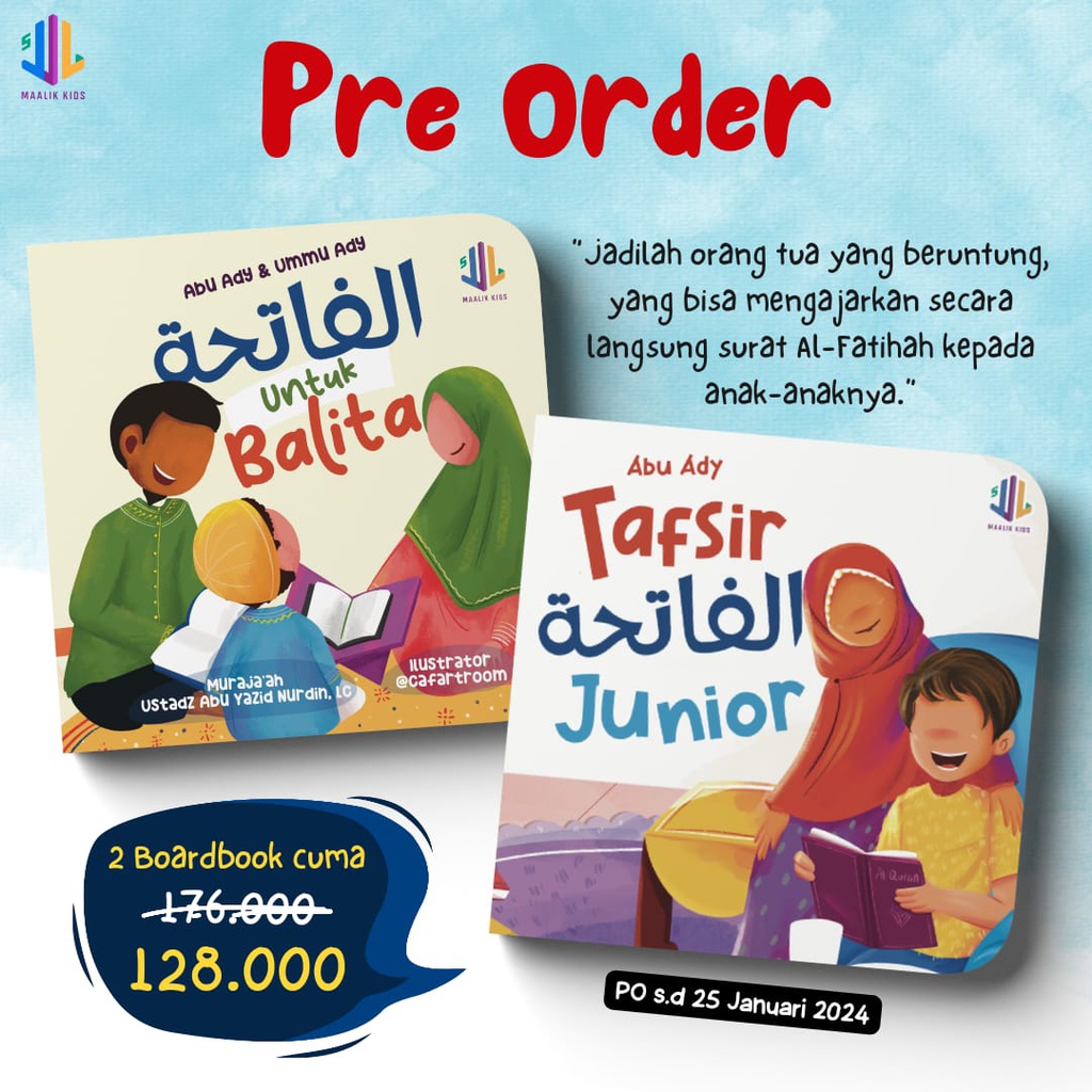 Bundling Al-Fatihah Untuk Balita &amp; Tafsir Al-Fatihah Junior (Set)