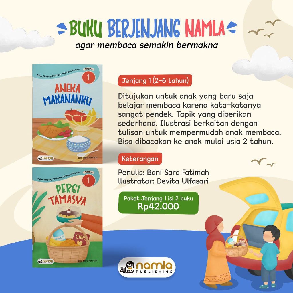 Jenjang 1: Aneka Makanan + Pergi Tamasya