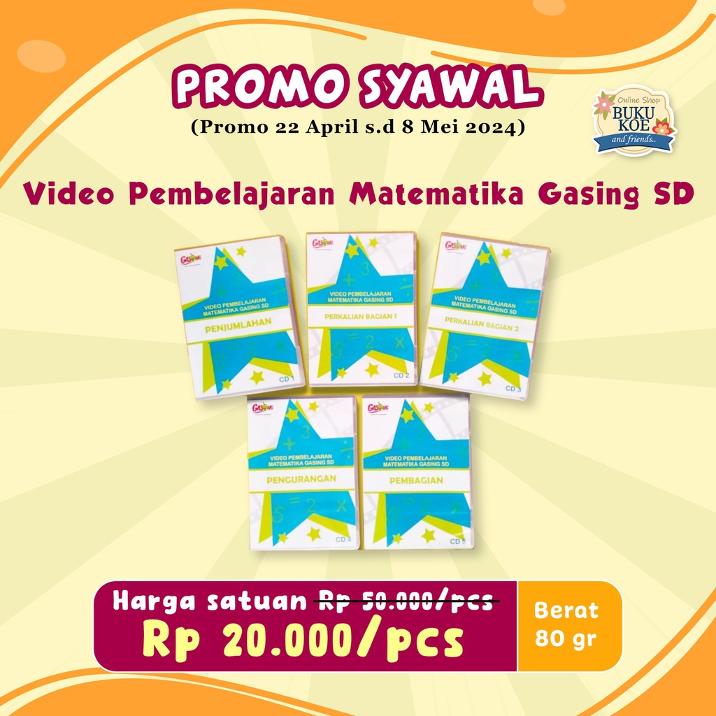 Video Pembelajaran Matematika Gasing SD - Perkalian Bagian 1 (CD 2)