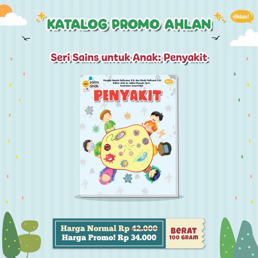 Seri Sains Anak: Penyakit, Ahlan