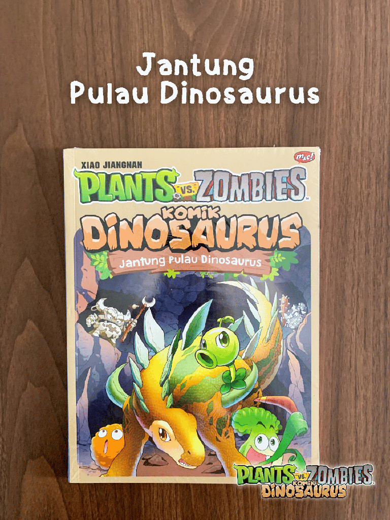 Plants VS Zombies - Komik Dinosaurus : Jantung Pulau Dinosaurus