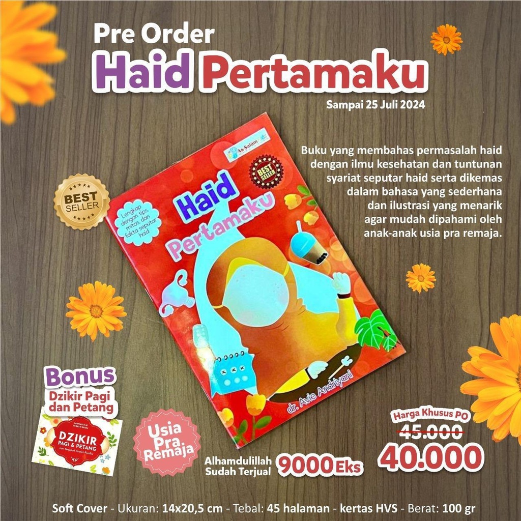 Haid Pertamaku + Bonus Dzikir Pagi &amp; Petang