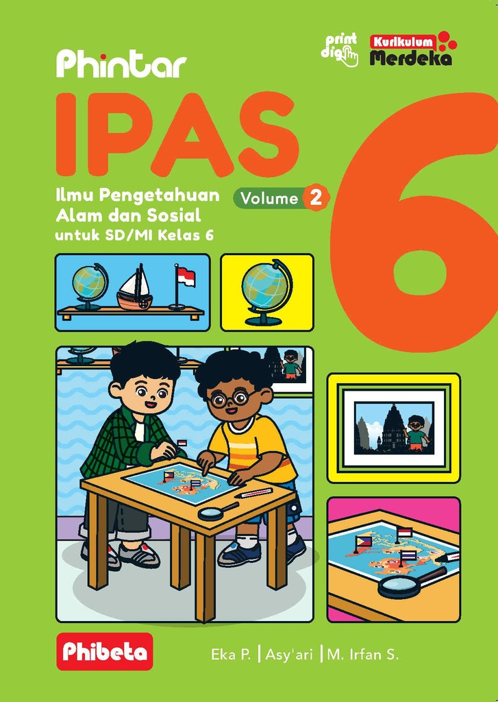 Phintar Ipas Untuk SD/MI Kelas 6 Volume 2