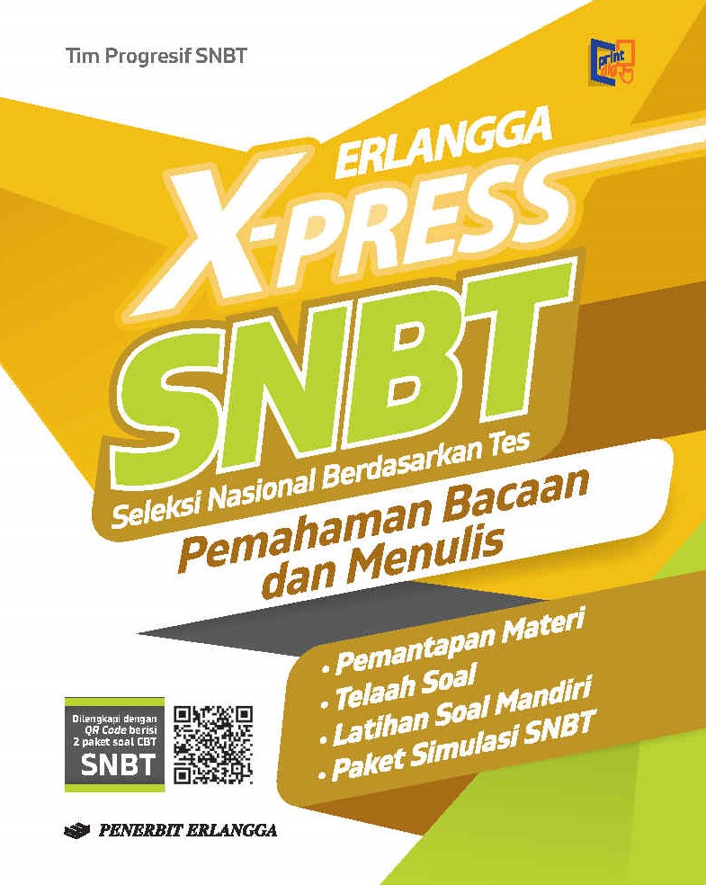 Erlangga X-Press SNBT Pemahaman Bacaan &amp; Menulis