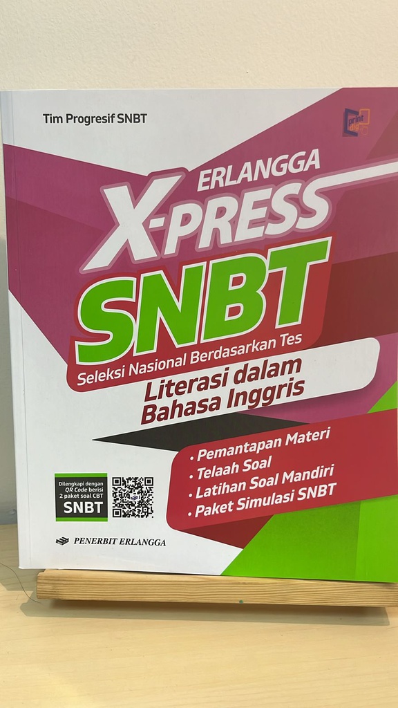 Erlangga X-Press SNBT Literasi Dalam Bahasa Inggris