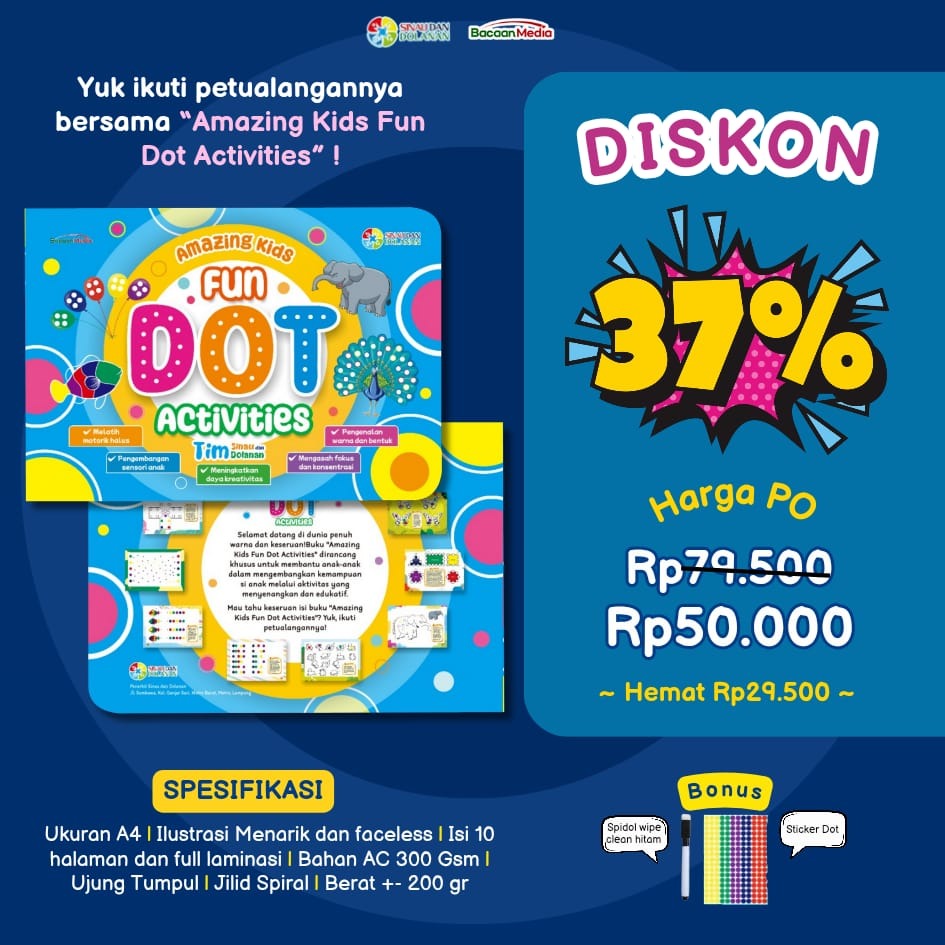 Amazing Kids: Fun Dot Activities, Bacaan Media