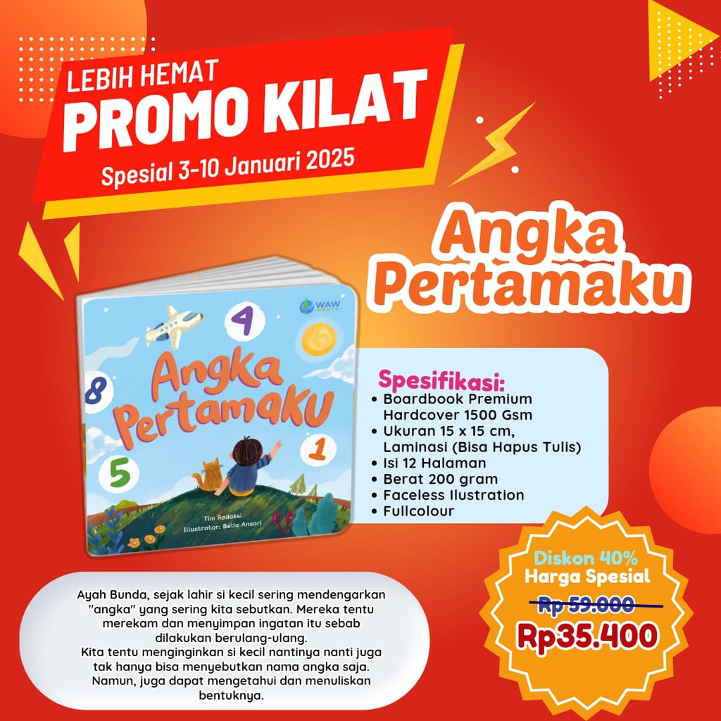 Angka Pertamaku (Boardbook)