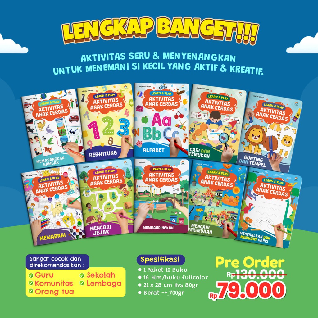 Learn &amp; Play Aktivitas Anak Cerdas, Visi Mandiri