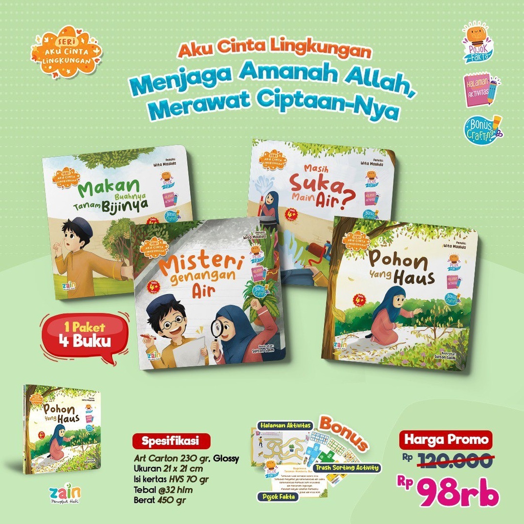 Seri Aku Cinta Lingkungan, Zain