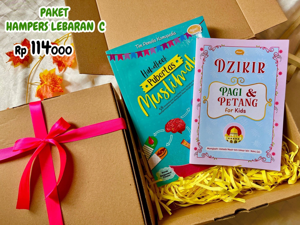 Paket Hampers Lebaran C (Pubertas Muslimah + Dzikir Pagi Petang Pink)