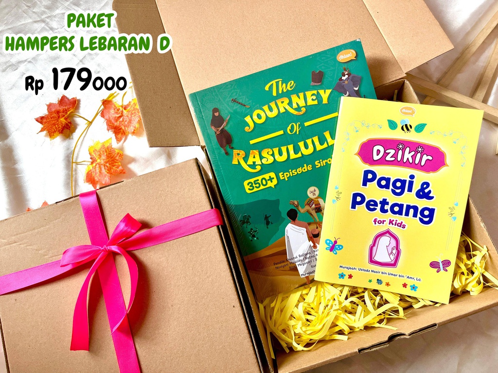 Paket Hampers Lebaran D (Journey Of Rasulullah + Dzikir Pagi Petang Kuning)