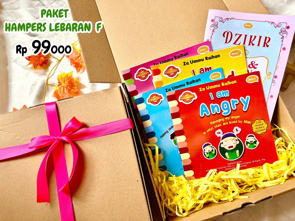 Paket Hampers Lebaran F (Kids Emotions Series + Dzikir Pagi Petang Pink)
