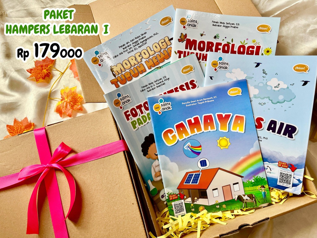 Paket Hampers Lebaran I (Morfologi Tubuh Hewan + Morfologi Tubuh Tumbuhan + Fotosintesis Pada Tumbuhan + Siklus Air + Cahaya)
