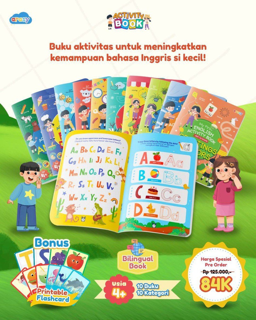 My First English Activity Book (Set), Arasy