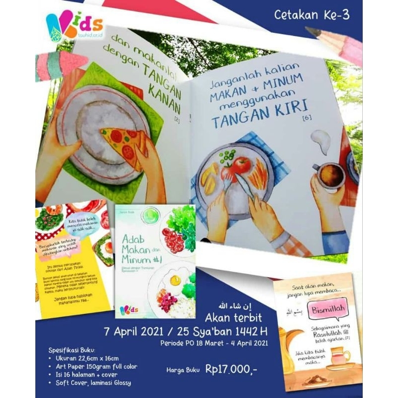 Adab Makan dan Minum # 1, Tauhid Kids