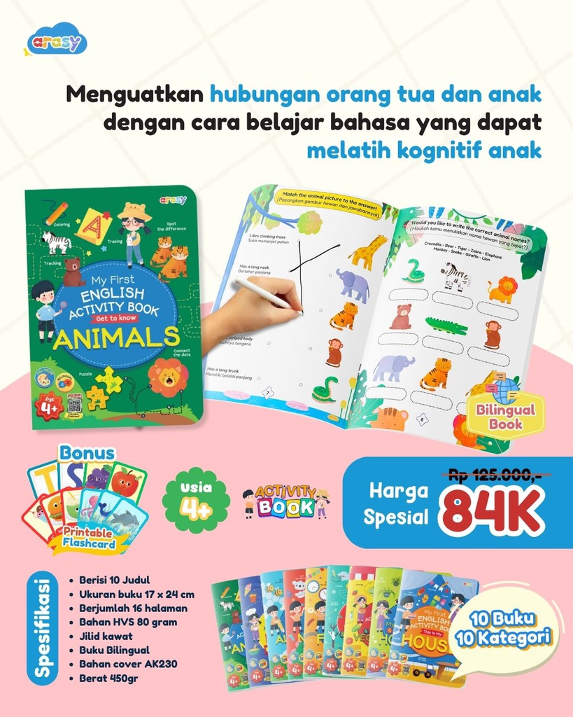 My First English Activity Book Tahap 2 (Set), Arasy