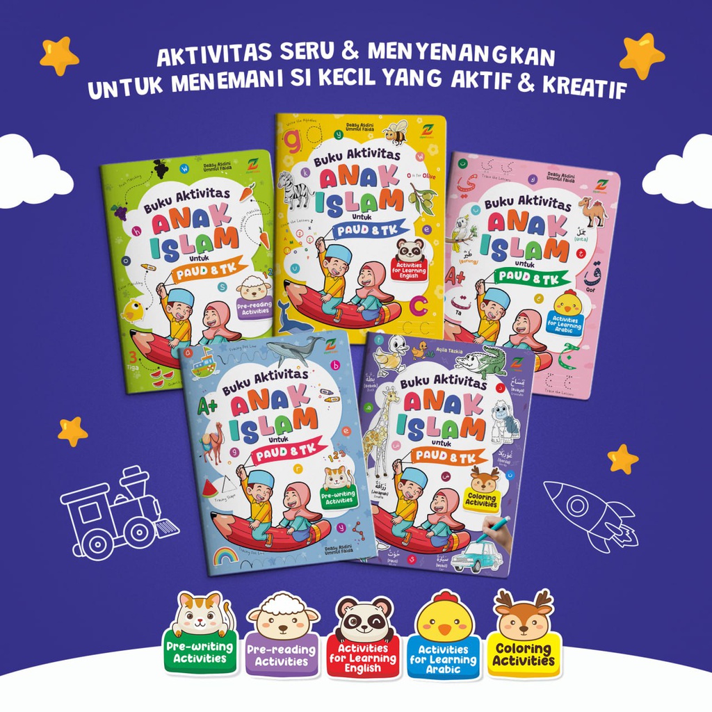 Buku Aktivitas Anak Islam Untuk Paud &amp; TK, Ziyad
