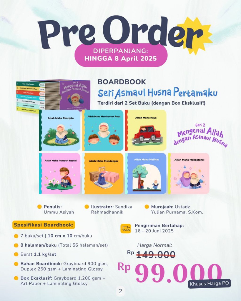 Seri Asmaul Husna 2, Tasmeem Kids