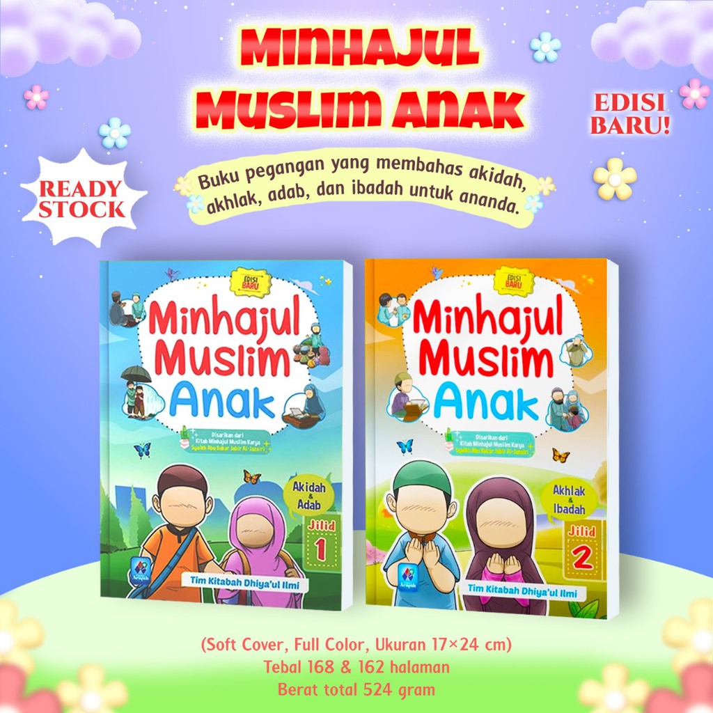 Minhajul Muslim Anak Edisi Baru ( Jilid 1 &amp; 2 )