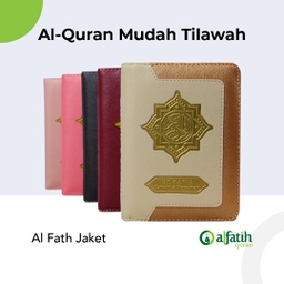 Al Qur'an Al Fath Tajwid &amp; Terjemah A6 (Resleting Jaket) Ukuran 14.8 X 10.5)
