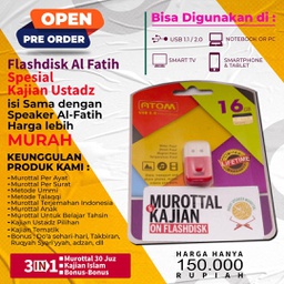 Flashdisk Al Fatih 16 GB Kajian Ustadz + Buku Panduan