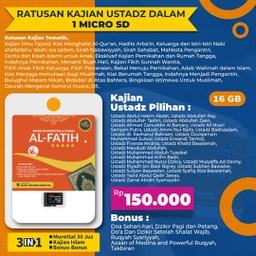Micro SD Al Fatih 16 GB Kajian Ustadz