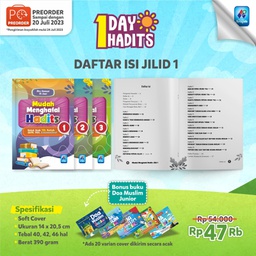 Mudah Menghafal Hadits Jilid 1-3 + Bonus Doa Muslim Junior