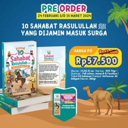 Komik 10 Sahabat Rasulullah ﷺ yang Dijamin Masuk Surga (Harga Pre Order)