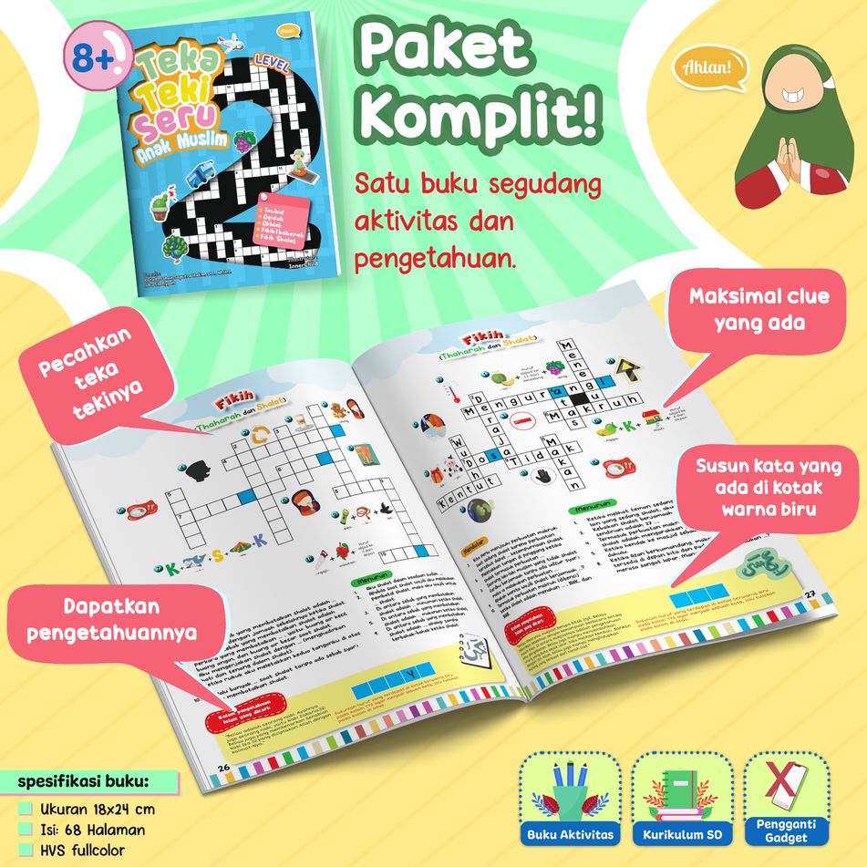 Teka-Teki Seru Anak Muslim Level 2, Ahlan (Tahap 3)