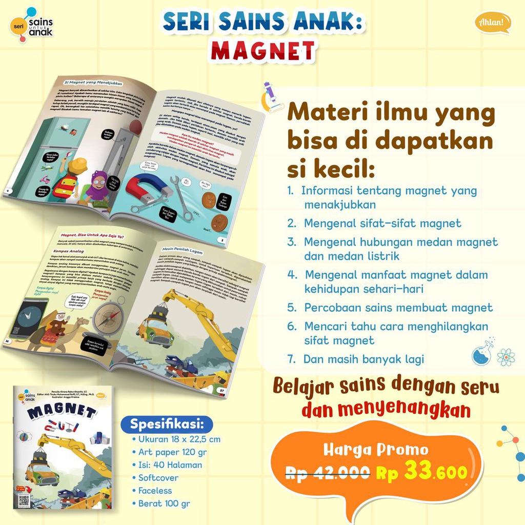 Seri Sains Anak: Magnet, Ahlan