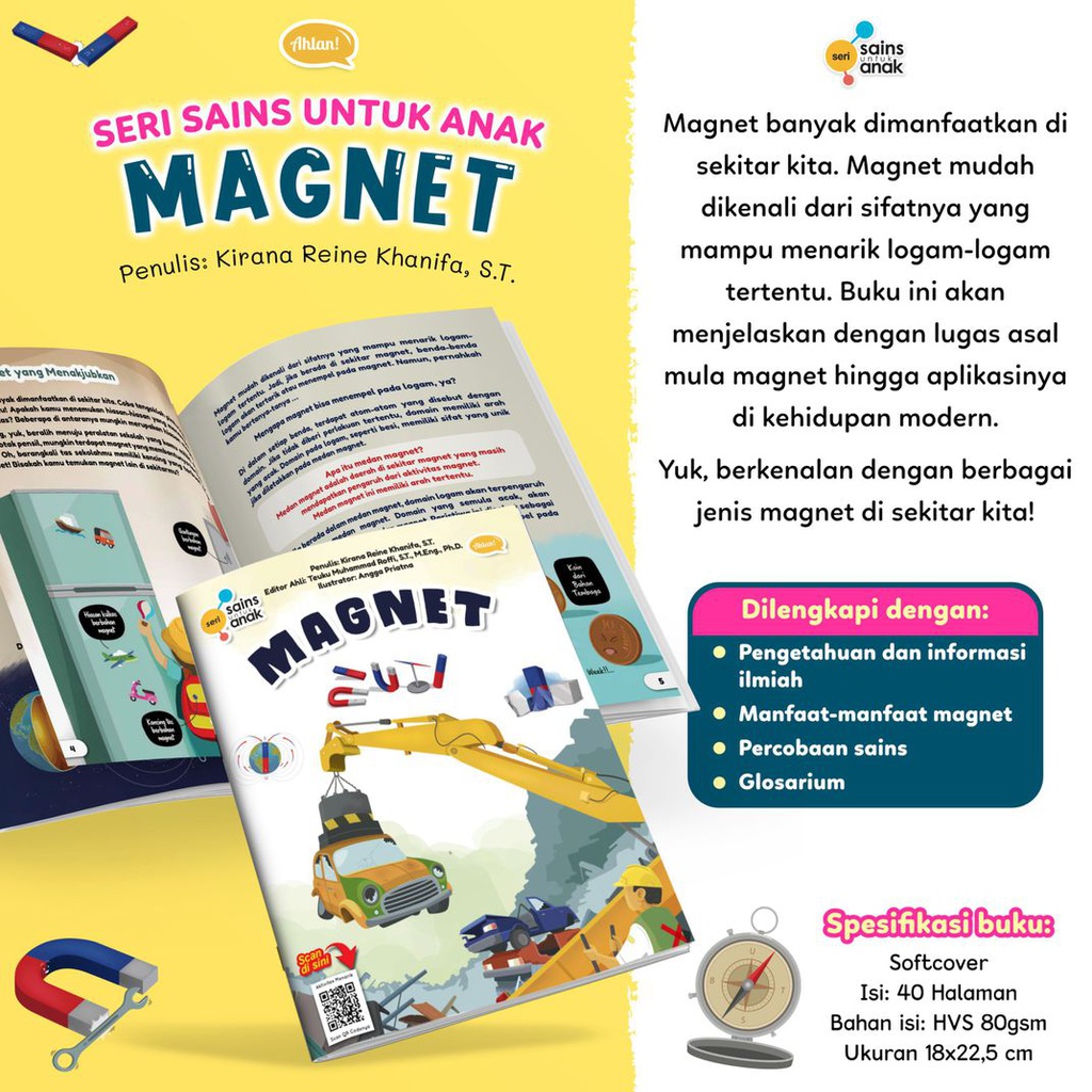 Seri Sains Anak: Magnet, Ahlan